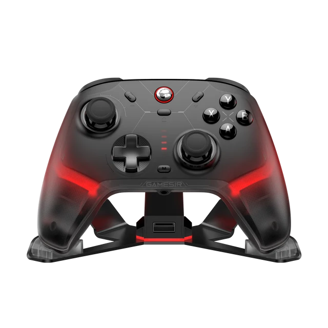 GameSir Cyclone 2 Multiplatform Wireless Controller- TMR Electromagnetic Joysticks&Hall Effect Switch triggers,6-axis Gyro Gaming Controller for Switch/PC/iOS/Android/Steam - Shadow Black