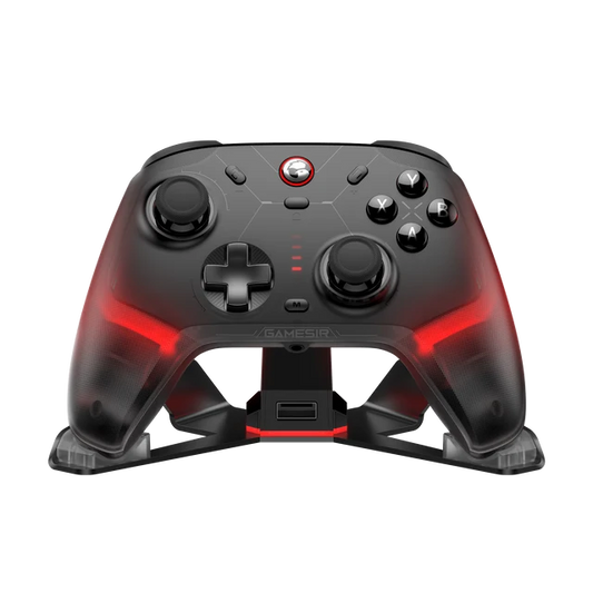 GameSir Cyclone 2 Multiplatform Wireless Controller- TMR Electromagnetic Joysticks&Hall Effect Switch triggers,6-axis Gyro Gaming Controller for Switch/PC/iOS/Android/Steam - Shadow Black