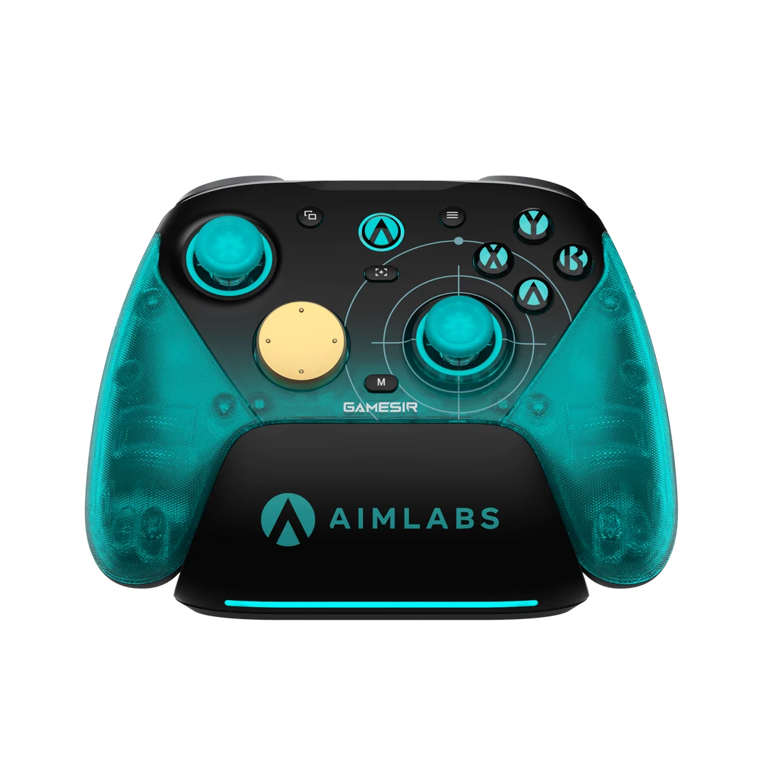 GameSir G7 Pro 8K PC Wireless Controller, Aimlabs Edition – 8000Hz Polling Rate Wired & 2.4G, TMR Joysticks Anti-Stick Drift, Hall Effect Analog Triggers, Esports Gamepad for Windows PC with 3.5mm Audio