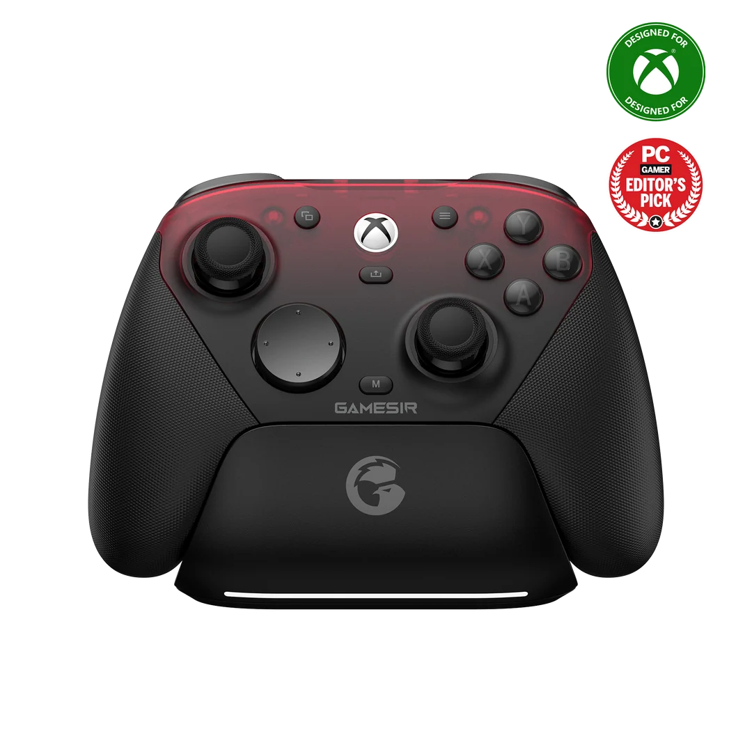 GameSir G7 Pro Wireless Gaming Controller – TMR Sticks, Hall Effect Triggers, 1000Hz Polling for Xbox & PC - Black
