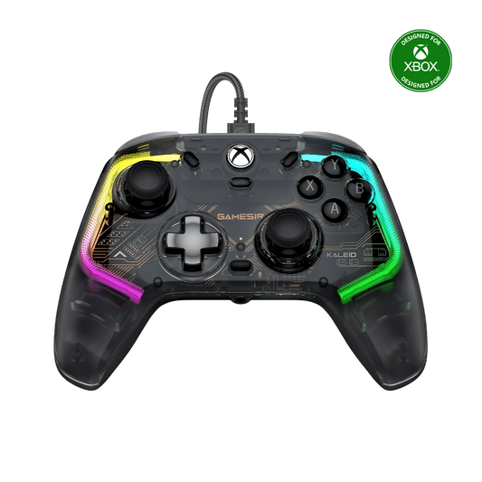 GameSir Kaleid Wired Xbox Controller – Hall Effect Joysticks & Triggers, Transparent Gaming Gamepad