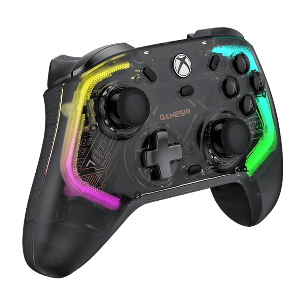 GameSir Kaleid Wired Xbox Controller – Hall Effect Joysticks & Triggers, Transparent Gaming Gamepad