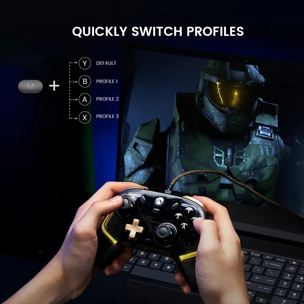 GameSir Kaleid Flux Enhanced Wired Xbox Controller – Hall Effect Joystick & RGB Lighting