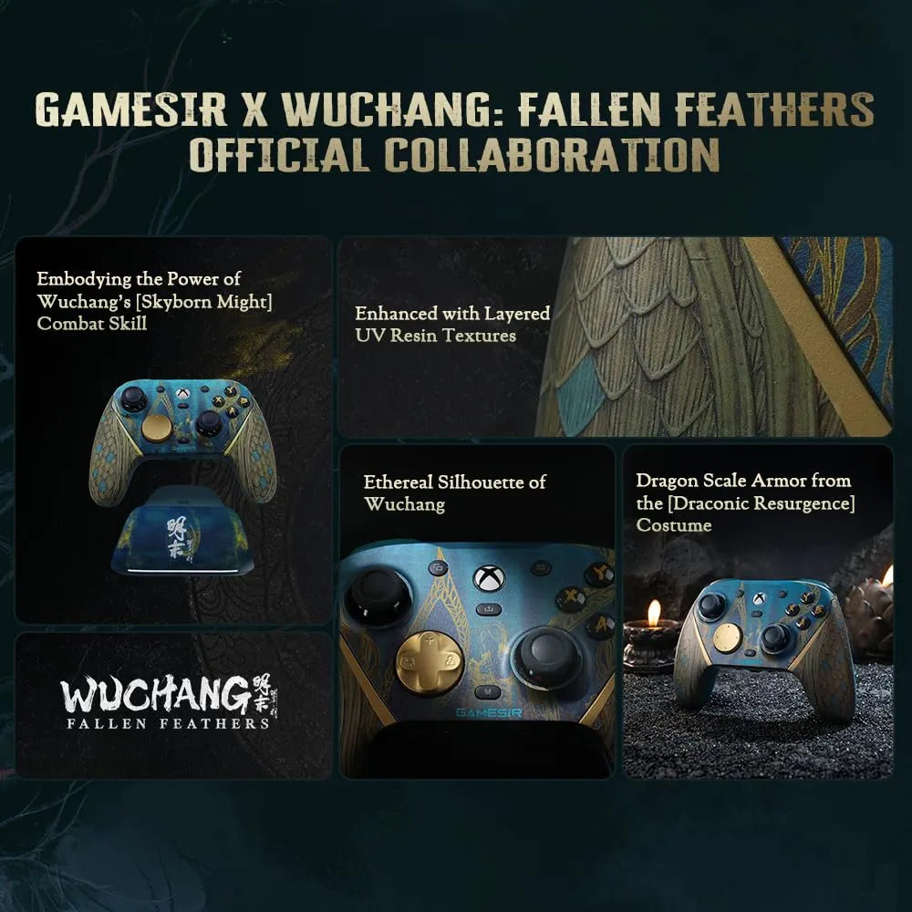 GameSir G7 Pro Wireless Gaming Controller – Wuchang: Fallen Feathers Edition, TMR Sticks, Hall Effect Triggers & 1000Hz Polling