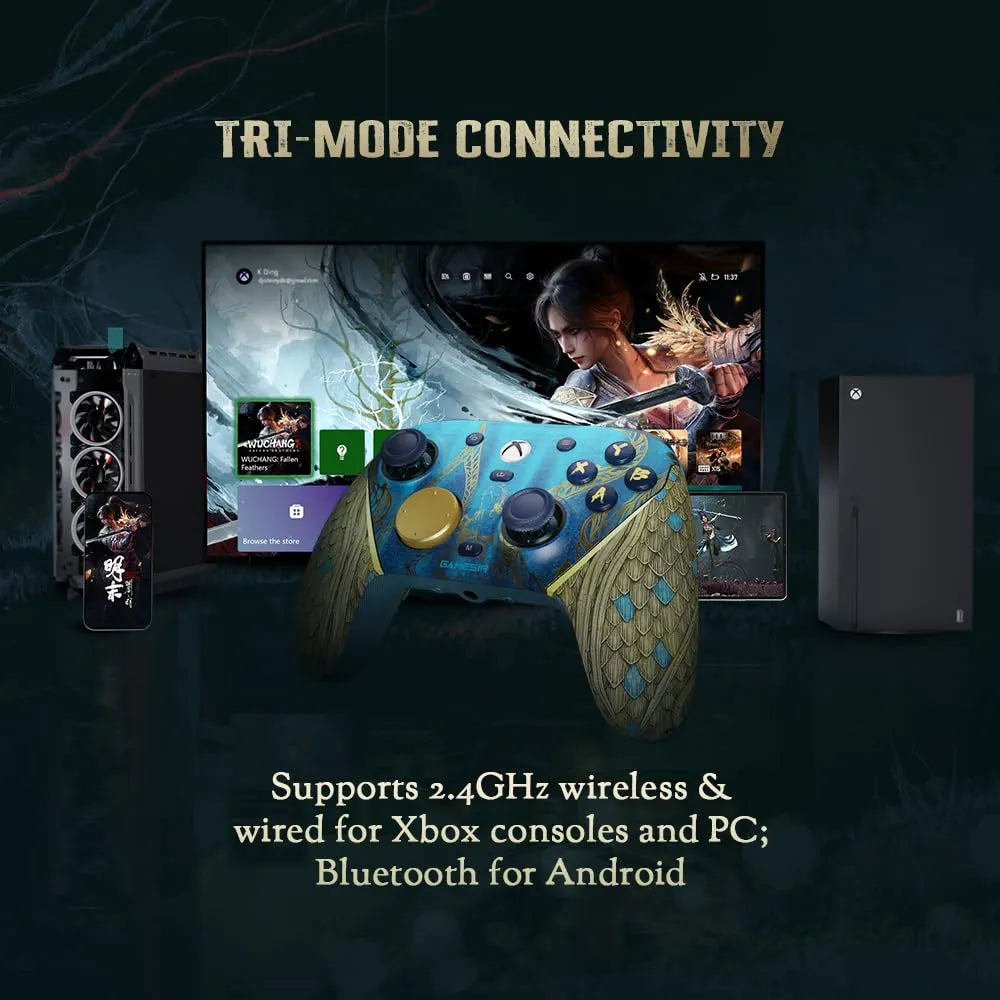 GameSir G7 Pro Wireless Gaming Controller – Wuchang: Fallen Feathers Edition, TMR Sticks, Hall Effect Triggers & 1000Hz Polling