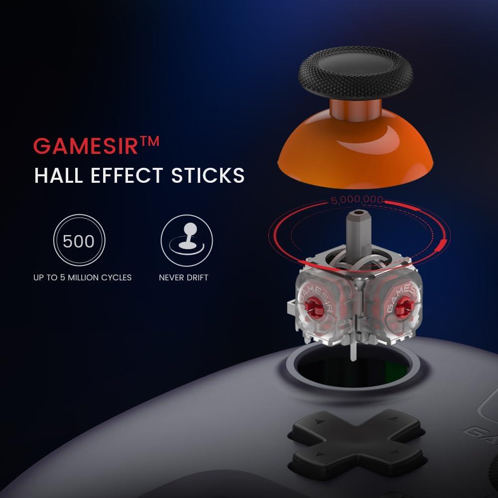 GameSir Nova Lite Wireless Controller for PC,Hall Effect Sticks & Trigger
Bluetooth Controller Gamepad with Hall Effect Trigger,Turbo,Rumble Vibration,Android, Switch & Steam Deck