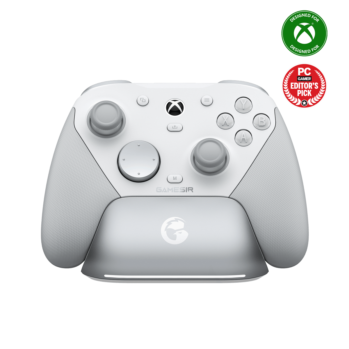GameSir Cyclone 2 Multiplatform Wireless Controller- TMR Electromagnetic Joysticks&Hall Effect Switch triggers,6-axis Gyro Gaming Controller for Switch/PC/iOS/Android/Steam - Shadow Black