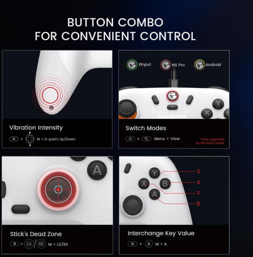 GameSir Nova Lite with USB Dongle Tri Mode Wireless Controller T4NL