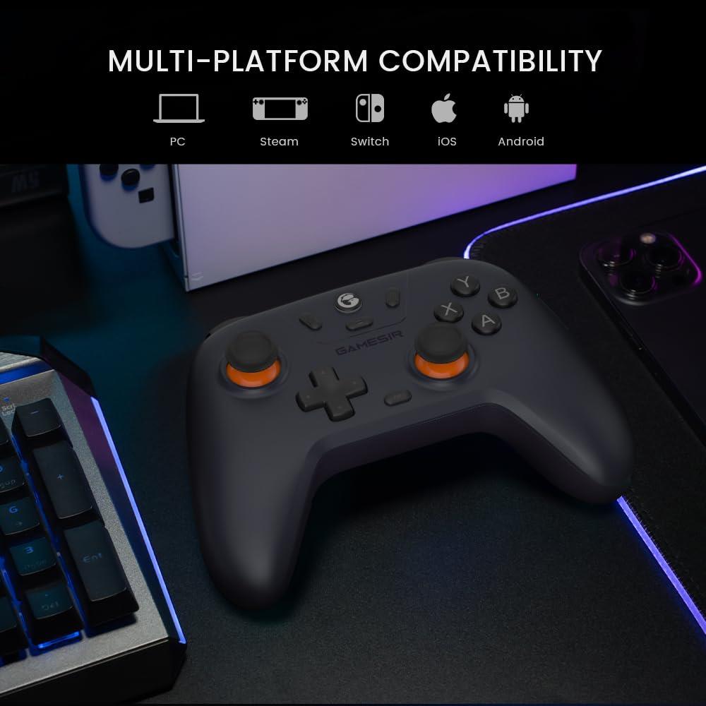 GameSir Nova Lite Wireless Controller for PC,Hall Effect Sticks & Trigger
Bluetooth Controller Gamepad with Hall Effect Trigger,Turbo,Rumble Vibration,Android, Switch & Steam Deck