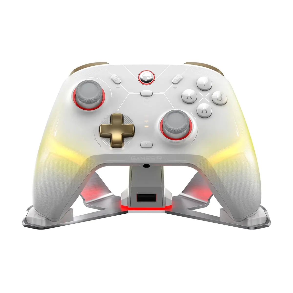 GameSir Cyclone 2 Multiplatform Wireless Controller- TMR Electromagnetic Joysticks&Hall Effect Switch triggers,6-axis Gyro Gaming Controller for Switch/PC/iOS/Android/Steam - Shadow Black