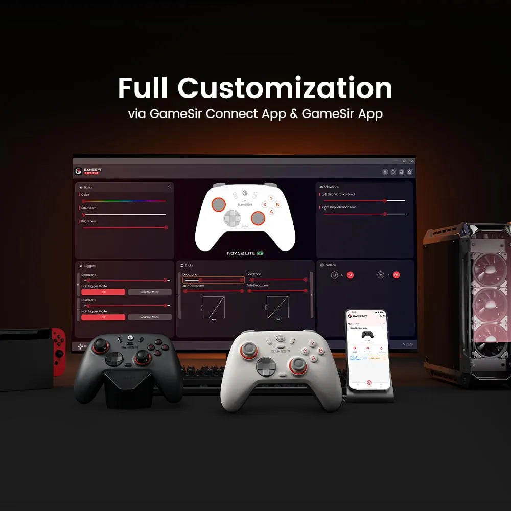 GameSir Nova Lite 2 Wireless Gaming Controller - white