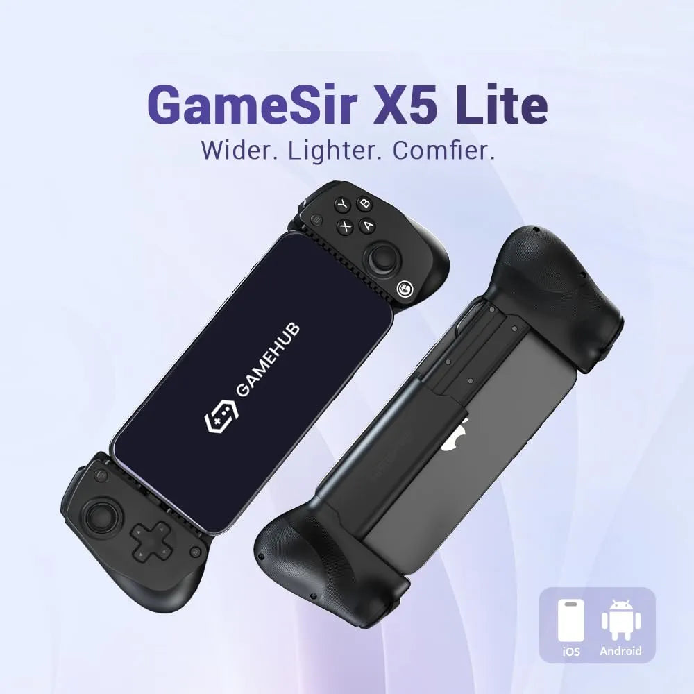 GameSir X5 Lite Mobile Gaming Controller for Android,Hall Effect Joystick
Lightweight Ergonomic Phone Controller- Play Genshin Impact & Zenless Zone Zero