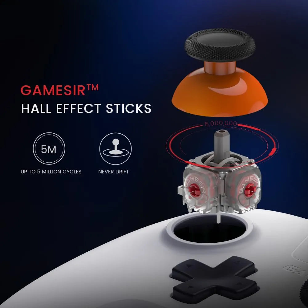 GameSir Nova Lite Wireless Controller for PC,Hall Effect Sticks & Trigger
Bluetooth Controller Gamepad with Hall Effect Trigger,Turbo,Rumble Vibration,Android, Switch & Steam Deck