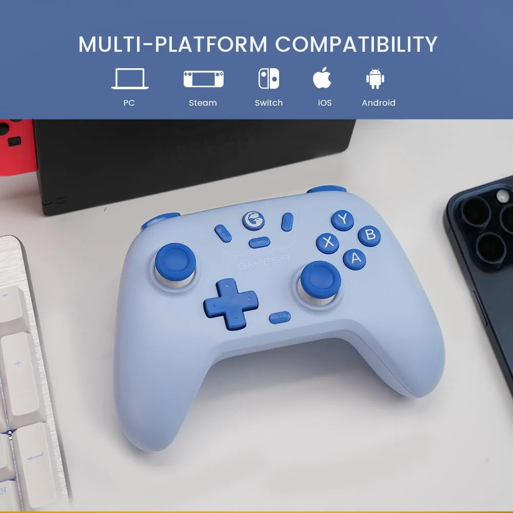 GameSir Nova Lite Wireless Controller for PC,Hall Effect Sticks & Trigger
Bluetooth Controller Gamepad with Hall Effect Trigger,Turbo,Rumble Vibration,Android, Switch & Steam Deck